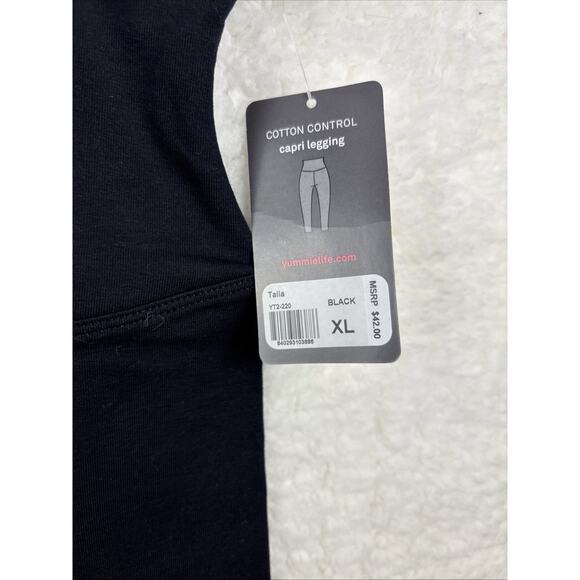 Yummie Talia Everyday Shaping Comfort Stretch Capri Legging Size XL 100% Cotton - Picture 1 of 8